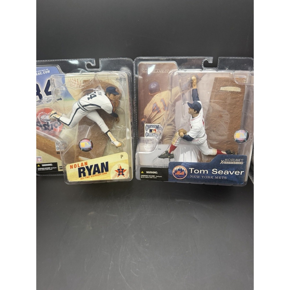 McFarlane MLB Baseball Figures Nolan Ryan Tom Seaver Lot
